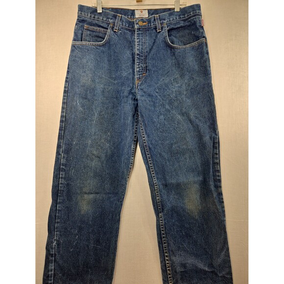 Tyndale FR 36x34 CAL 23 HRC 2 Mens Blue Jeans Flame Resistant Denim USA Workwear - Picture 4 of 12